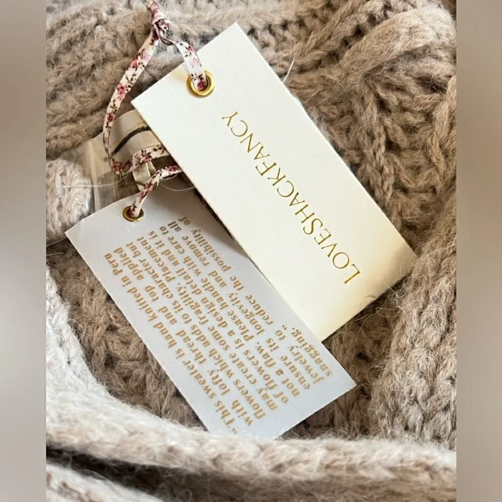 Free People LOVESHACKFANCY GILLIES DUSTER / size M-L